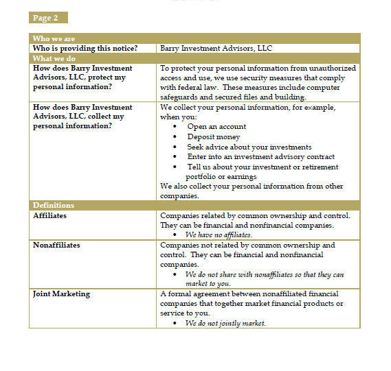 Privacy Policy 2