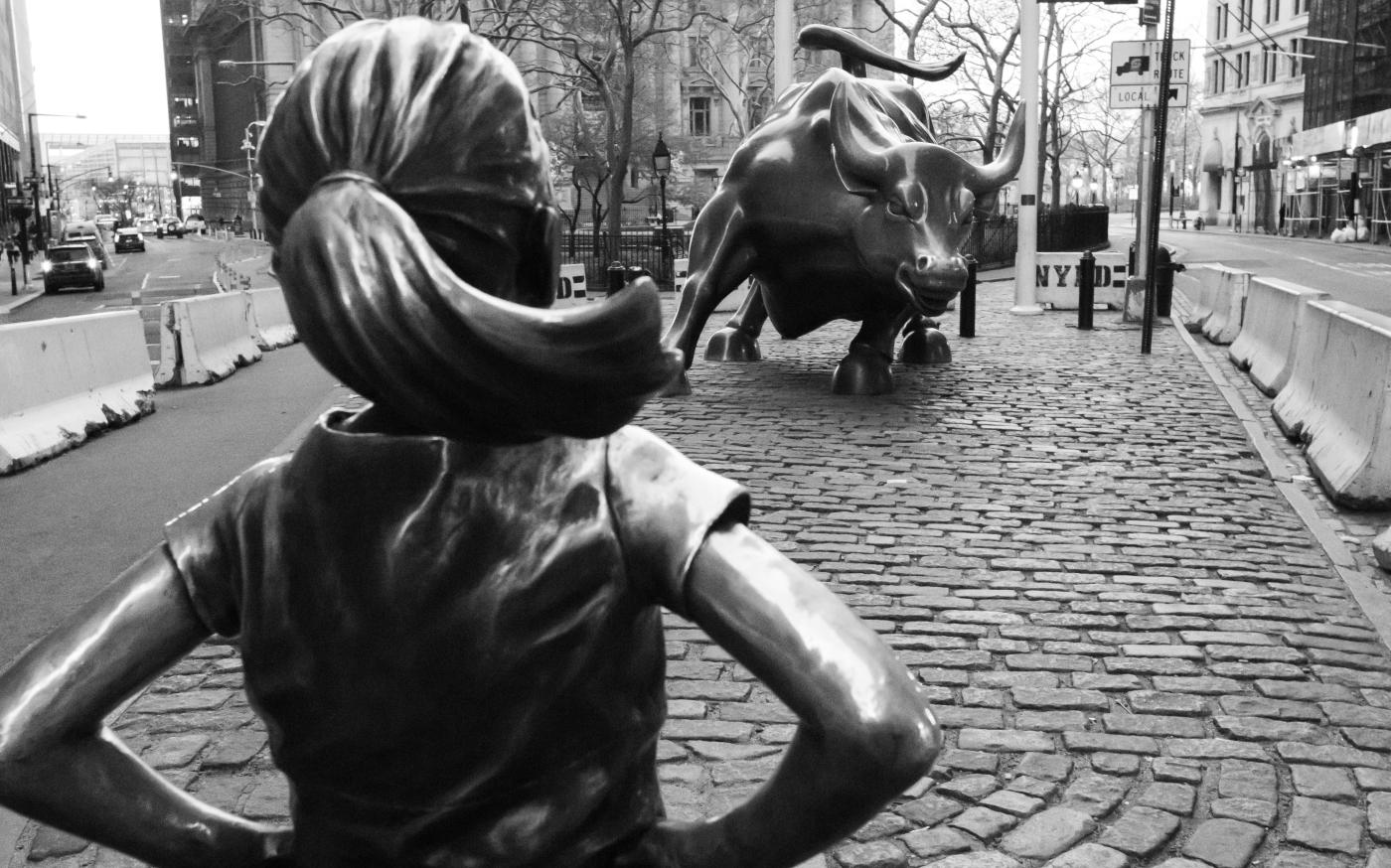 grayscale photo of statue of man by Daniel Lloyd Blunk-Fernández courtesy of Unsplash.